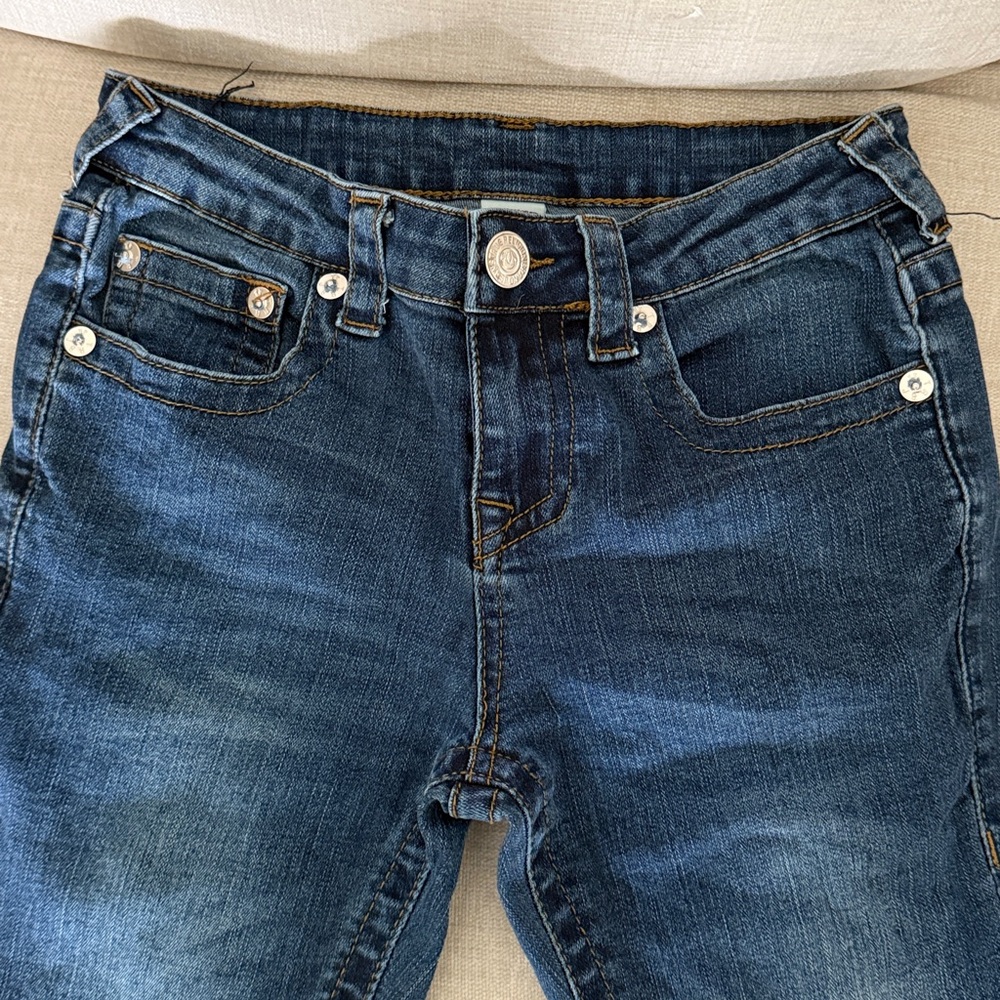 True Religion Dark Blue Denim Jeans girls size 10